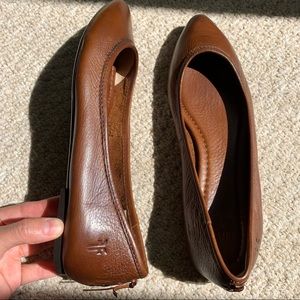FRYE Regina leather ballet flat size 8